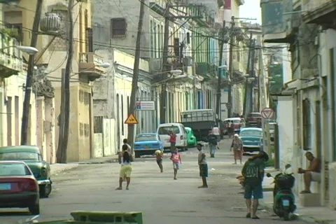 Streets of havana Stock Footage 397539