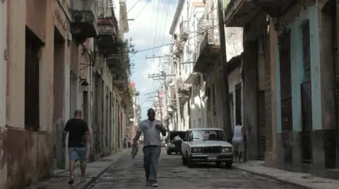 Streets of havana Stock Footage 21930541