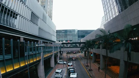 The Streets of Hong Kong Stock Footage 73946534
