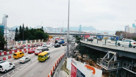 The Streets of Hong Kong Stock Footage 73946840