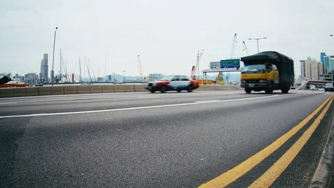 The Streets of Hong Kong Video stock 73947030