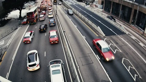 The Streets of Hong Kong Stock Footage 73947142