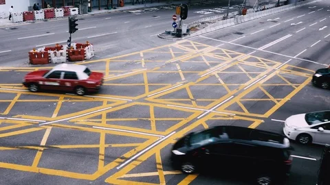 The Streets of Hong Kong Video stock 73947442