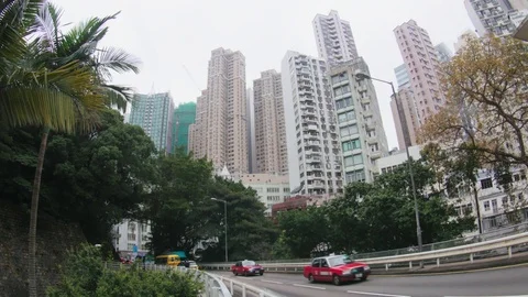 The Streets of Hong Kong 스톡 동영상 74184351