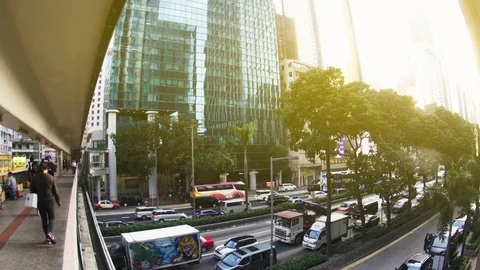 The Streets of Hong Kong 動画素材 74184843