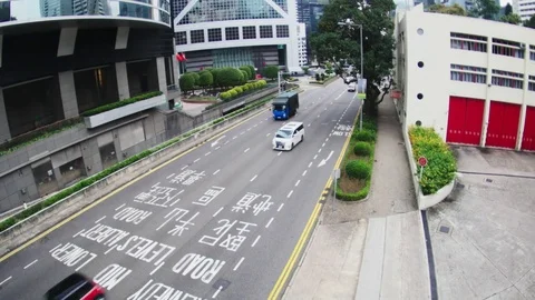 The Streets of Hong Kong Video stock 74185336