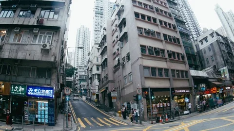 The Streets of Hong Kong Stock-Footage 74185369