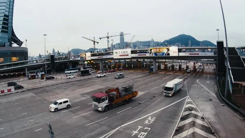 The Streets of Hong Kong Stockbeeldmateriaal 74185799