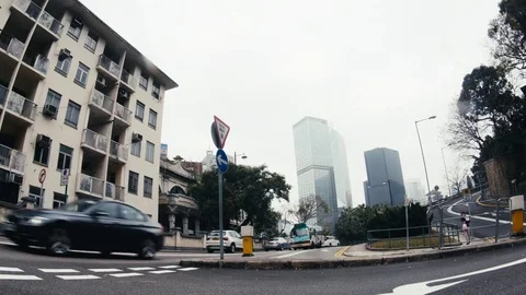 The Streets of Hong Kong Stock Footage 74185819