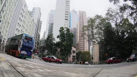 The Streets of Hong Kong 스톡 동영상 74185870
