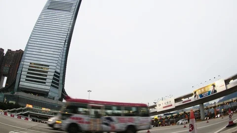 The Streets of Hong Kong Video stock 74186099