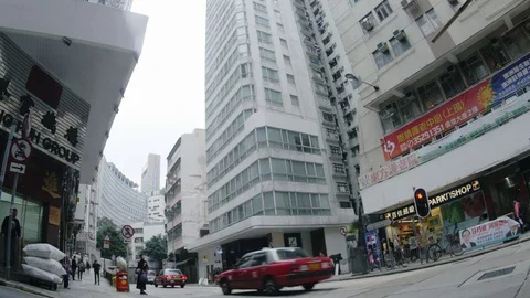 The Streets of Hong Kong Video stock 74186232