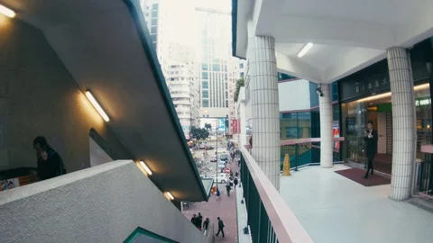 The Streets of Hong Kong 库存影片 74186937