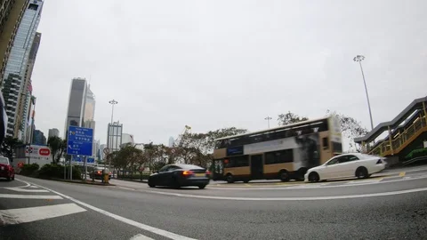 The Streets of Hong Kong 스톡 동영상 74290248
