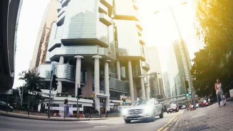 The Streets of Hong Kong Stock Footage 74290647