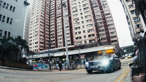 The Streets of Hong Kong 스톡 동영상 74290883