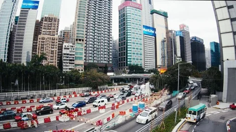 The Streets of Hong Kong 스톡 동영상 74291373