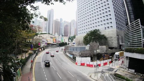 The Streets of Hong Kong Stock Footage 74292340