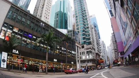 The Streets of Hong Kong 스톡 동영상 74292523