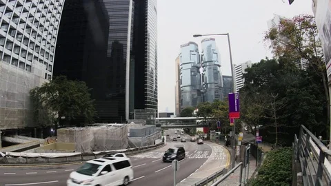 The Streets of Hong Kong 库存影片 74292559