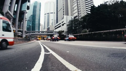 The Streets of Hong Kong Video stock 74292647