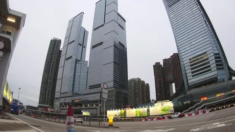 The Streets of Hong Kong Stockbeeldmateriaal 74292791