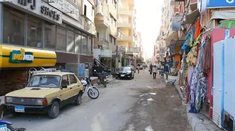 Streets of hurghada Video stock 10911585
