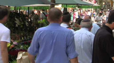 Streets in Jerusalem. Stock Footage 488642