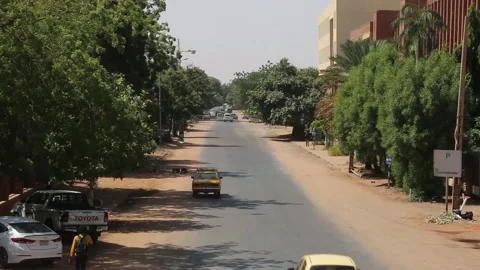 Streets of Khartoum, Sudan Stock Footage 178492018