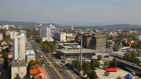 Streets of Ljubljana Stock Footage 87712066