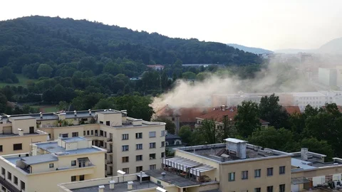 Streets of Ljubljana Stock Footage 87714038