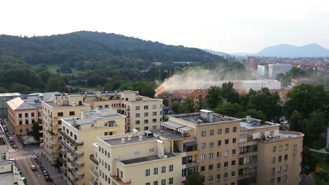 Streets of Ljubljana Stock Footage 87714054