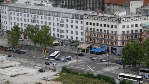 Streets of Ljubljana Stock Footage 87714849