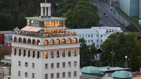 Streets of Ljubljana Stock Footage 87716821