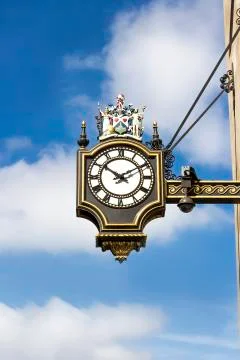 Streets of London – clock 스톡 사진