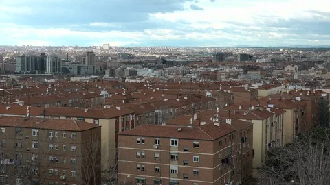 Streets of Madrid Stock Footage 117586162