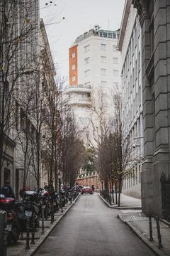 On the streets of Madrid Stock Photos