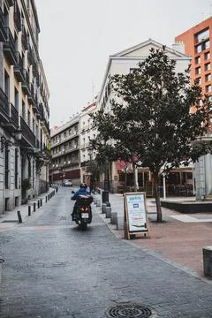 On the streets of Madrid Foto stock