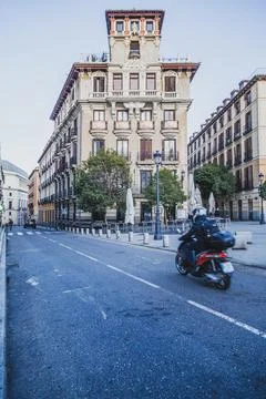 On the streets of Madrid Stock Photos