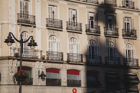 On the streets of Madrid Stock Photos