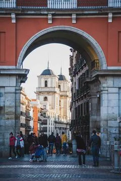 On the streets of Madrid Stock Photos