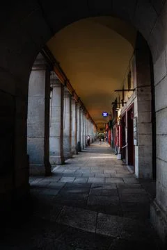 On the streets of Madrid Stock Photos
