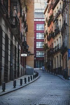 On the streets of Madrid Stock Photos