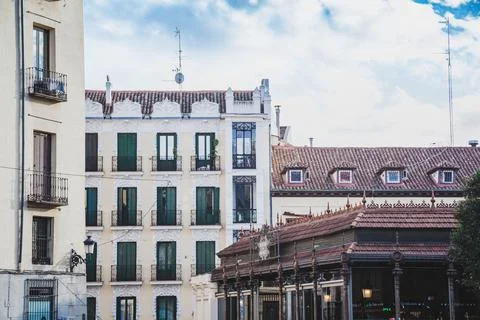 On the streets of Madrid Stock Photos