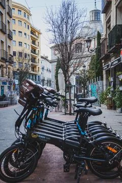 On the streets of Madrid Stock Photos