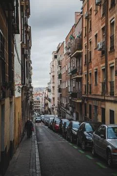 On the streets of Madrid Stock Photos