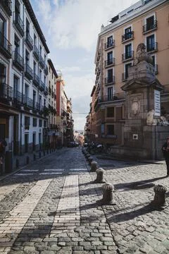On the streets of Madrid Stock Photos