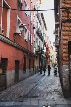 On the streets of Madrid Stock Photos