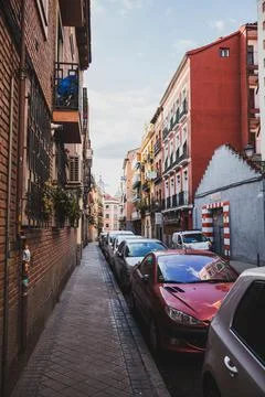 On the streets of Madrid Stock Photos