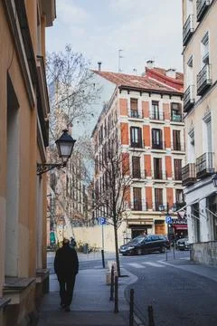On the streets of Madrid Foto stock